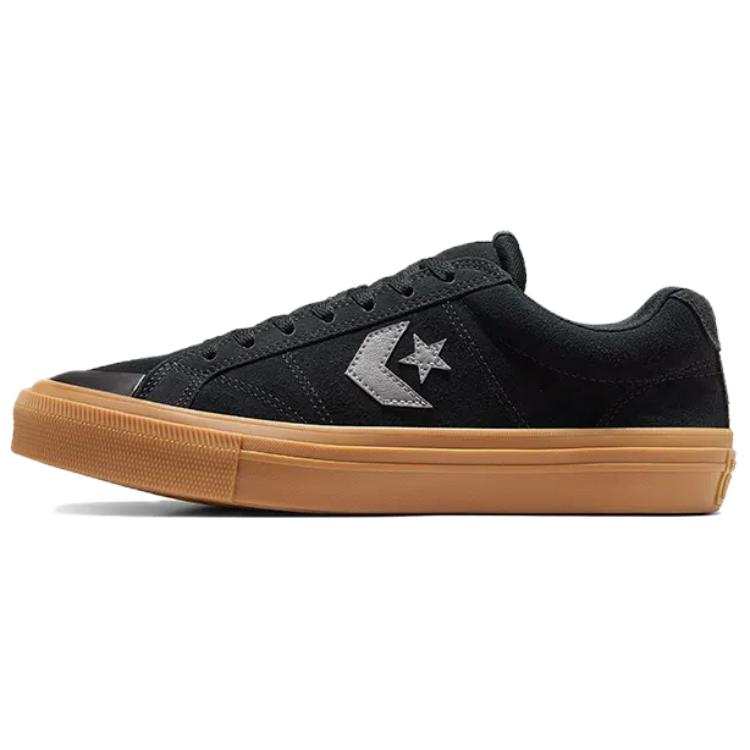 Converse Sport Casual Abrasion Resistant Abrasion Resistant Low top Skateboard Shoes Unisex Black Brown