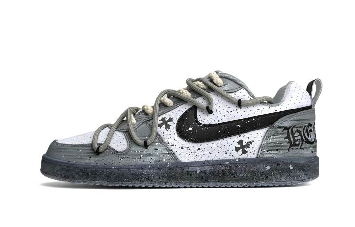 Nike Nike Court Borough Low top Skateboard Shoes Men's Gray Black