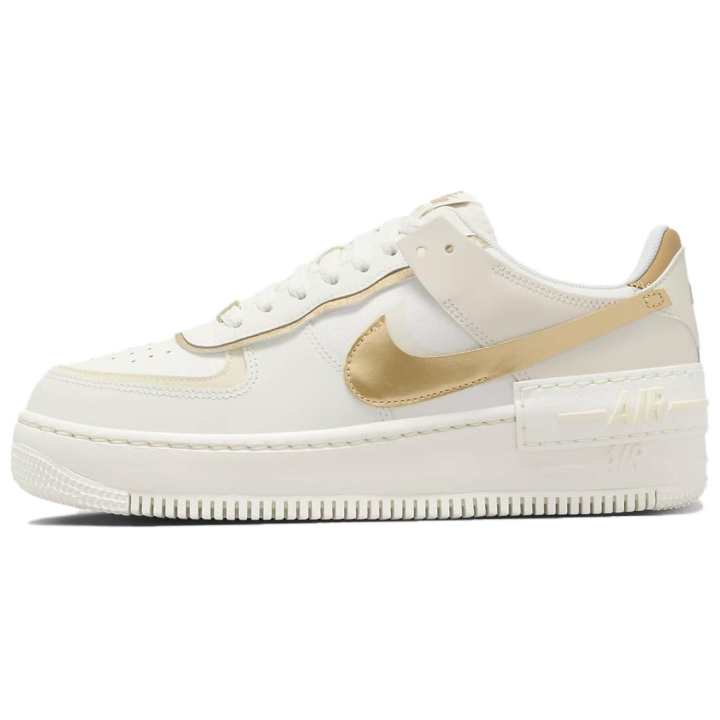 Nike Nike Air Force 1 Shadow Sail Coconut Milk Metallic Gold Women's