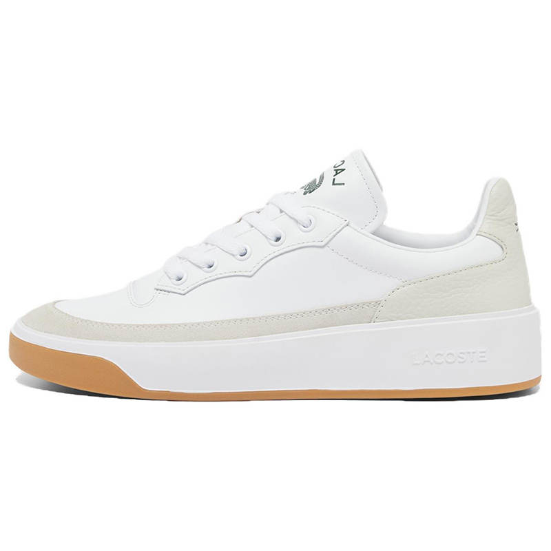 LACOSTE G80 Club Leather, Suede Low top Skateboard Shoes Men's White