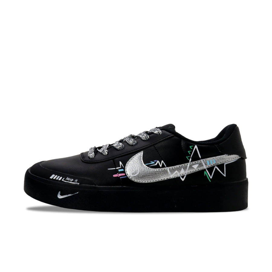 Nike Nike Court Shot Cyber Graffiti Abrasion Resistant Lightweight Wear resistant And Lightweight Low top Skateboard Shoes