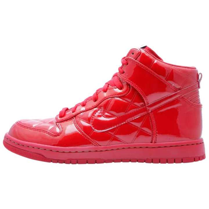 Nike Nike Dunk High top Skateboard Shoes Men's Red