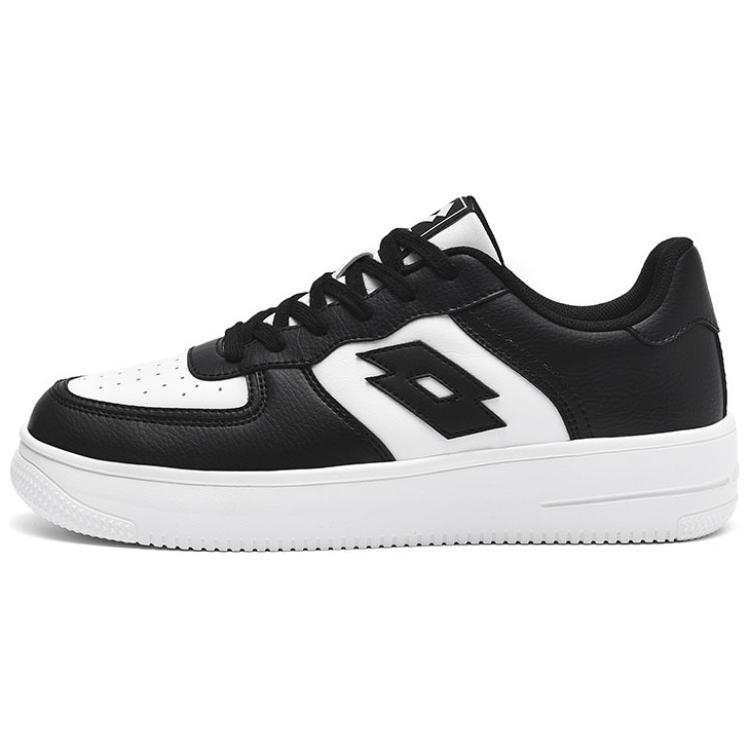 LOTTO Slip Resistant Abrasion Resistant Low top Skateboard Shoes Men's White Black