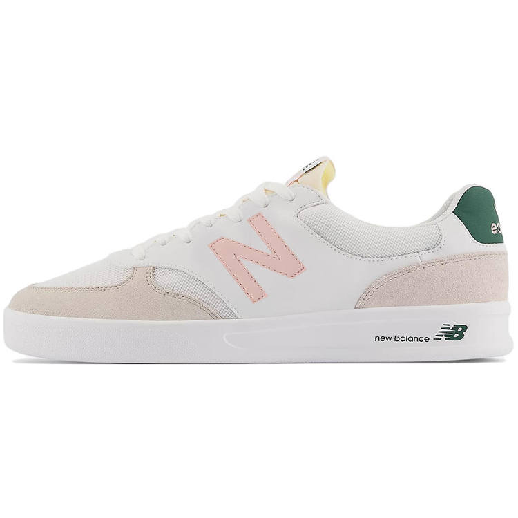 New Balance New Balance NB 300 V3 Textile, Leather Comfortable Low top Skateboard Shoes Men's White
