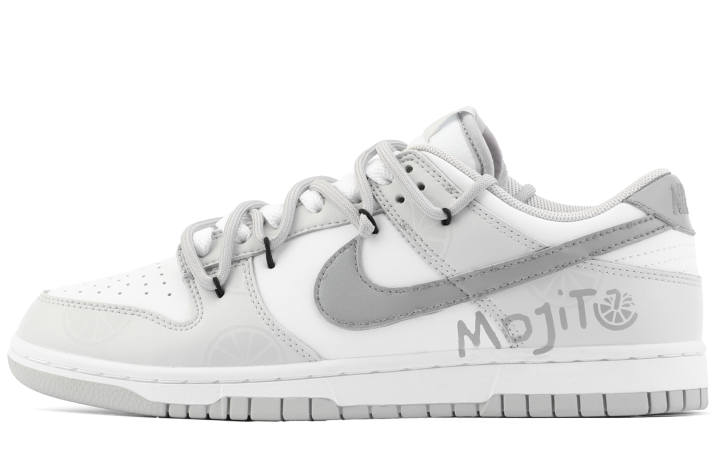 Nike Nike Dunk LOW RETRO Abrasion Resistant Lightweight Low top Skateboard Shoes Unisex Bubble Gray