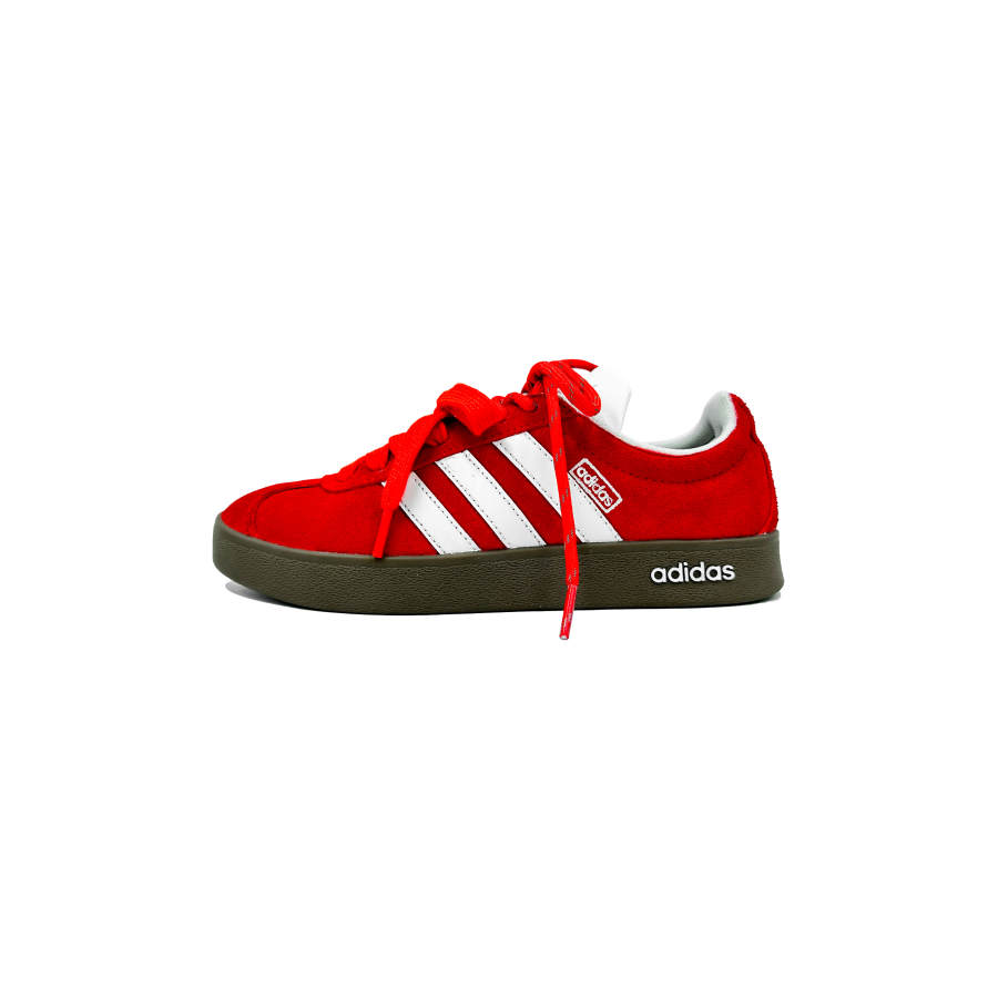 Adidas Neo VL Court 2.0 YIMING Manufacturing, Cherry Cute Low top Skateboard Shoes Unisex Red White