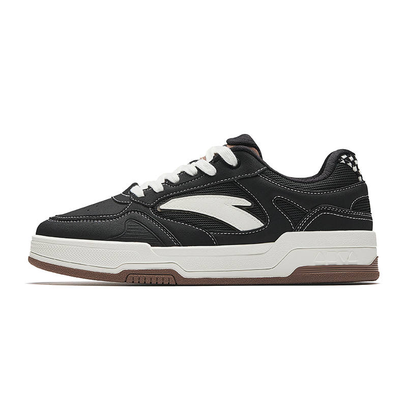 Anta Slip Resistant, Abrasion Resistant, Lightweight, Breathable, Height Increasing Low top Skateboard Shoes Men's