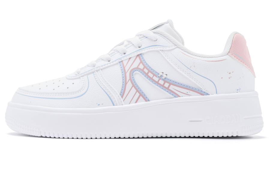 QIAODAN Air Force 1 Synthetic Leather Lightweight, Balance, Abrasion Resistant, Breathable Low top Skateboard Shoes