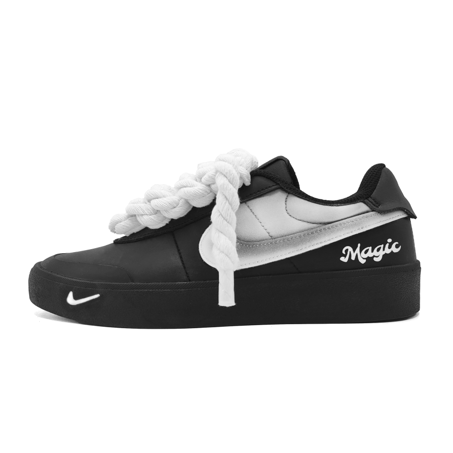 Nike Nike Court Shot Magic Leather Abrasion Resistant Abrasion Resistant Low top Skateboard Shoes Unisex White