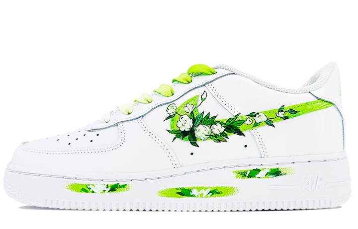 Nike Nike Air Force 1 Low top Skateboard Shoes GS Green