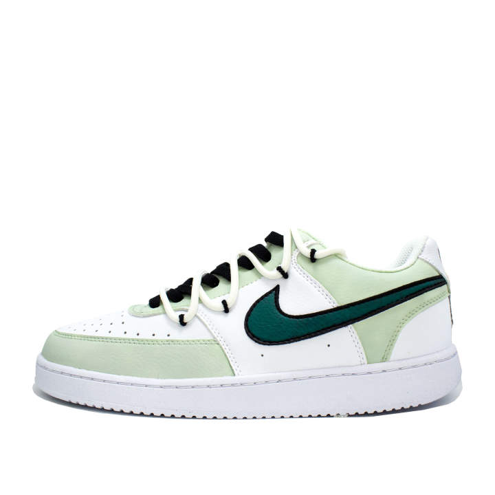 Nike Nike Court Vision Skateboard Shoes Unisex Low Top Green/White