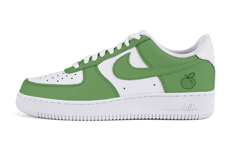 Nike Nike Air Force 1 Air Force 1 Low top Skateboard Shoes Men's Green White