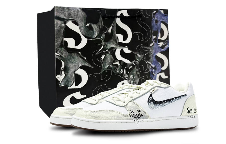 Nike Nike EBERNON SSS Manufacturing, Illusion World, Shopping Bag Abrasion Resistant Abrasion Resistant Low top