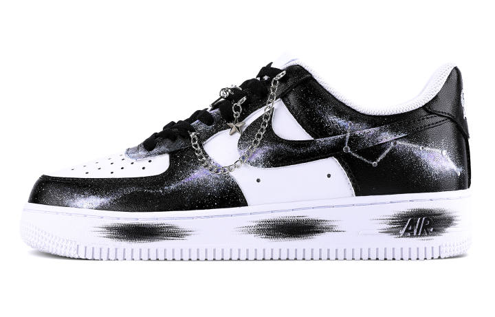 Nike Nike Air Force 1 Low top Skateboard Shoes Unisex Black