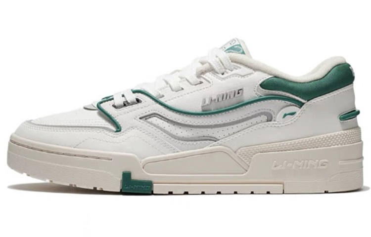 Li-Ning Li Ning 001 BTC Synthetic Leather, Split Suede Slip Resistant Cushioning Abrasion Resistant Low top Skateboard Shoes