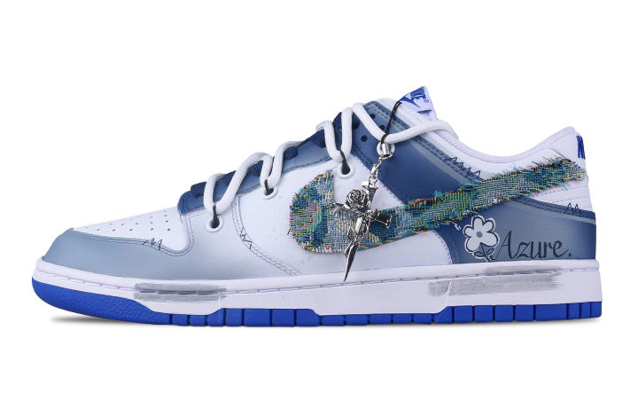 Nike Nike Dunk Low top Skateboard Shoes Men's Sea Blue