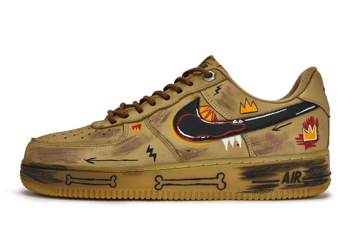 Nike Nike Air Force 1 RTHS Baskett Low top Skateboard Shoes Unisex Black Brown