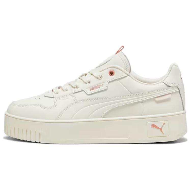 PUMA Carina Street Height Increasing Low top Skateboard Shoes Women's Ivory White