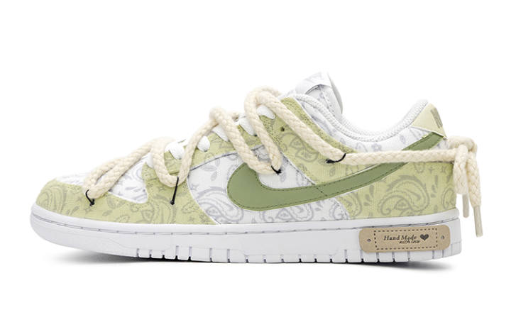 Nike Nike Dunk Low top Skateboard Shoes Women's White Green