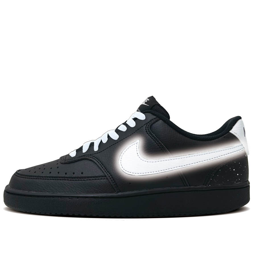 Nike Nike Court Vision 1 Ink Sky With Stars Abrasion Resistant Low top Skateboard Shoes Men's White