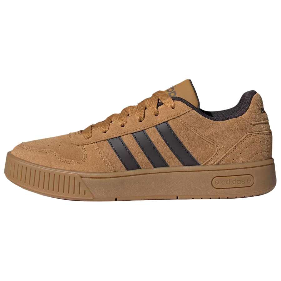 Adidas Adidas D PAD CLASSIC Slip Resistant Abrasion Resistant Low top Skateboard Shoes Unisex Black Brown
