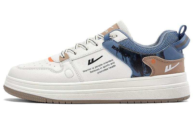 WARRIOR Warrior Low top Skateboard Shoes Men's Beige Blue