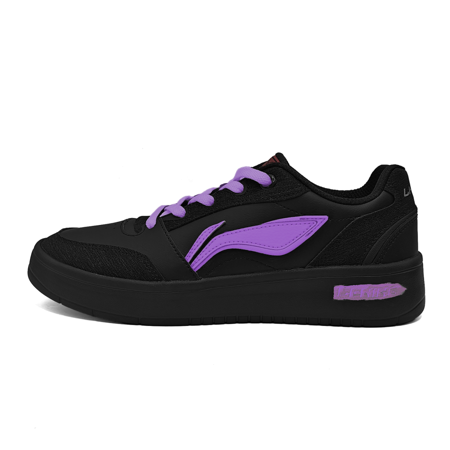 Li-Ning Li Ning Sycee V3 Slip Resistant, Abrasion Resistant, Lightweight Low top Skateboard Shoes Men's Black Purple