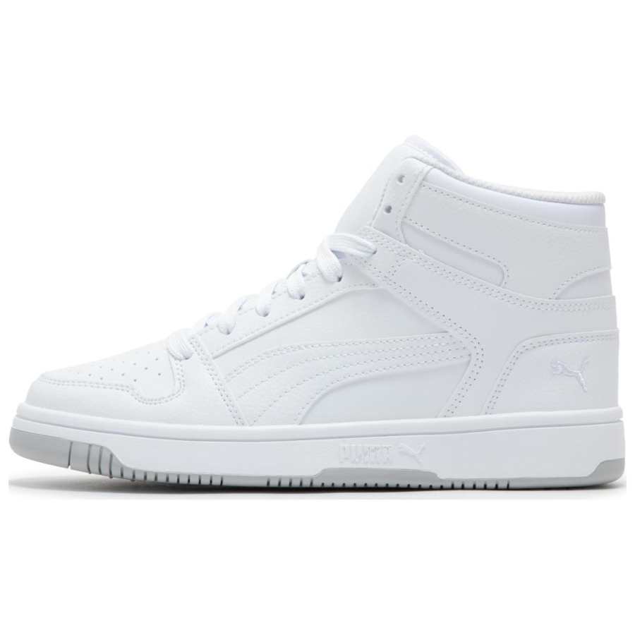 PUMA Rebound Layup Lightweight High top Skateboard Shoes Unisex White