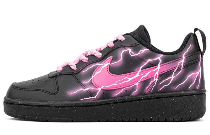 Nike Nike Court Borough Low top Skateboard Shoes Women's Black Pink