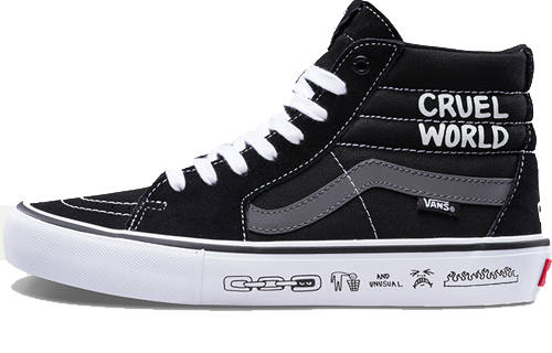 Vans Cult X Vans SK8 Hi Pro Cruel World