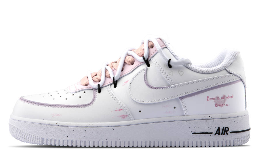 Nike Nike Air Force 1 Cushioning Low top Skateboard Shoes Unisex Pink
