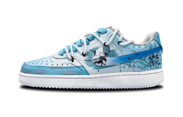 Nike Nike Court Blue Crane Shadow Slip Resistant Abrasion Resistant Low top Skateboard Shoes Unisex