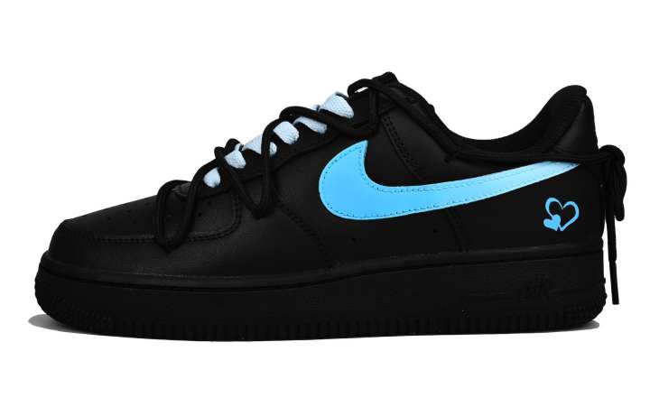 Nike Nike Air Force 1 Tranquil Sea Vlad Low top Skateboard Shoes Women's Blue Black