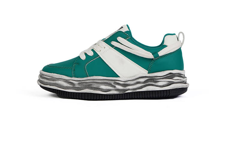 ISTEP Low top Skateboard Shoes Women's White Green