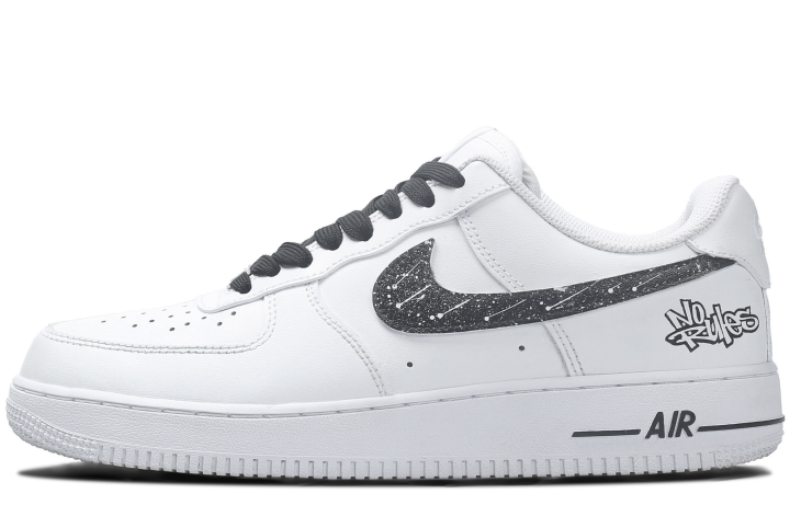 Nike Nike Air Force 1 Abrasion Resistant Balance Height Increasing Low top Skateboard Shoes Men's White