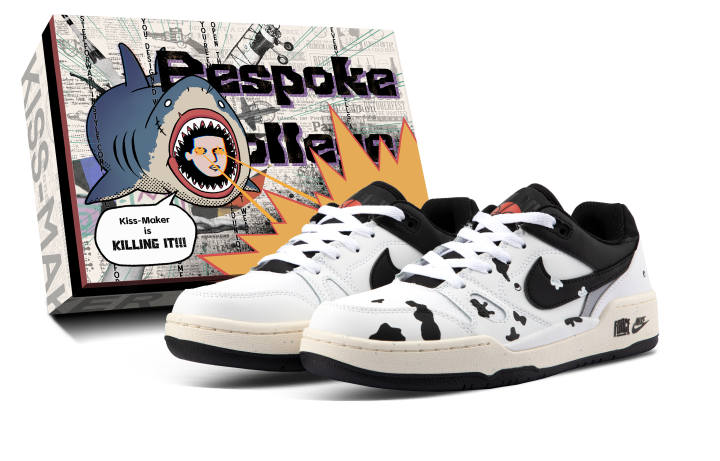 Nike Nike Full Force Low top Skateboard Shoes Unisex Black White