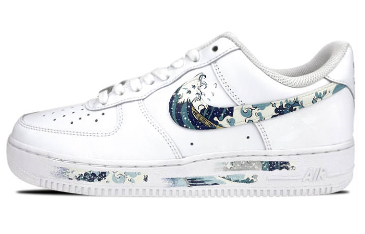 Nike Nike Air Force 1 07 Synthetic Leather Coverage Slip Resistant Coverage Slip Resistant Low top Skateboard Shoes Men's