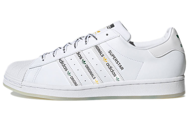 Adidas Originals Adidas Superstar 'Logo Stripes - White Bright Green'