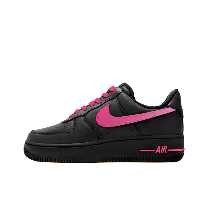 Nike Nike Air Force 1 Slip Resistant, Abrasion Resistant, Lightweight Low top Skateboard Shoes Women's Black Pink