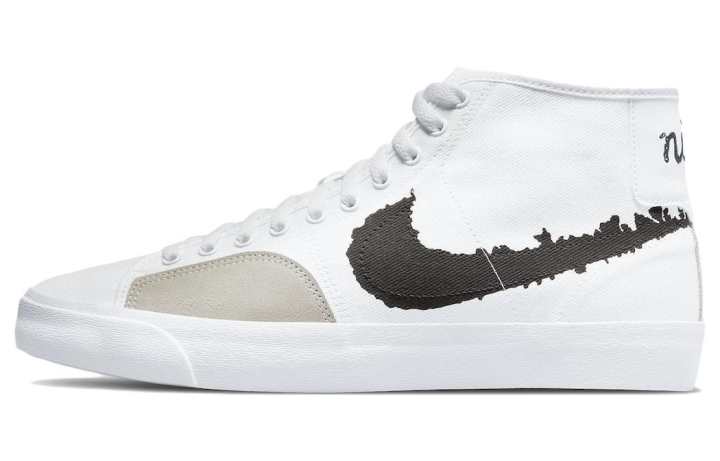 Nike Nike Sb Blazer Court Mid Prm White Black