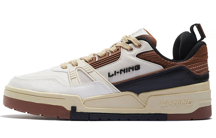 Li-Ning Li Ning 001 BTC 001 BTC Low top Skateboard Shoes Men's White Brown