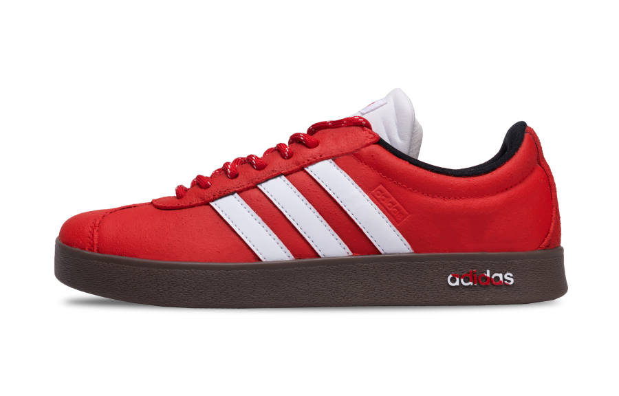 Adidas Neo VL Court Lifestyle Slip Resistant Low top Skateboard Shoes Unisex Red White