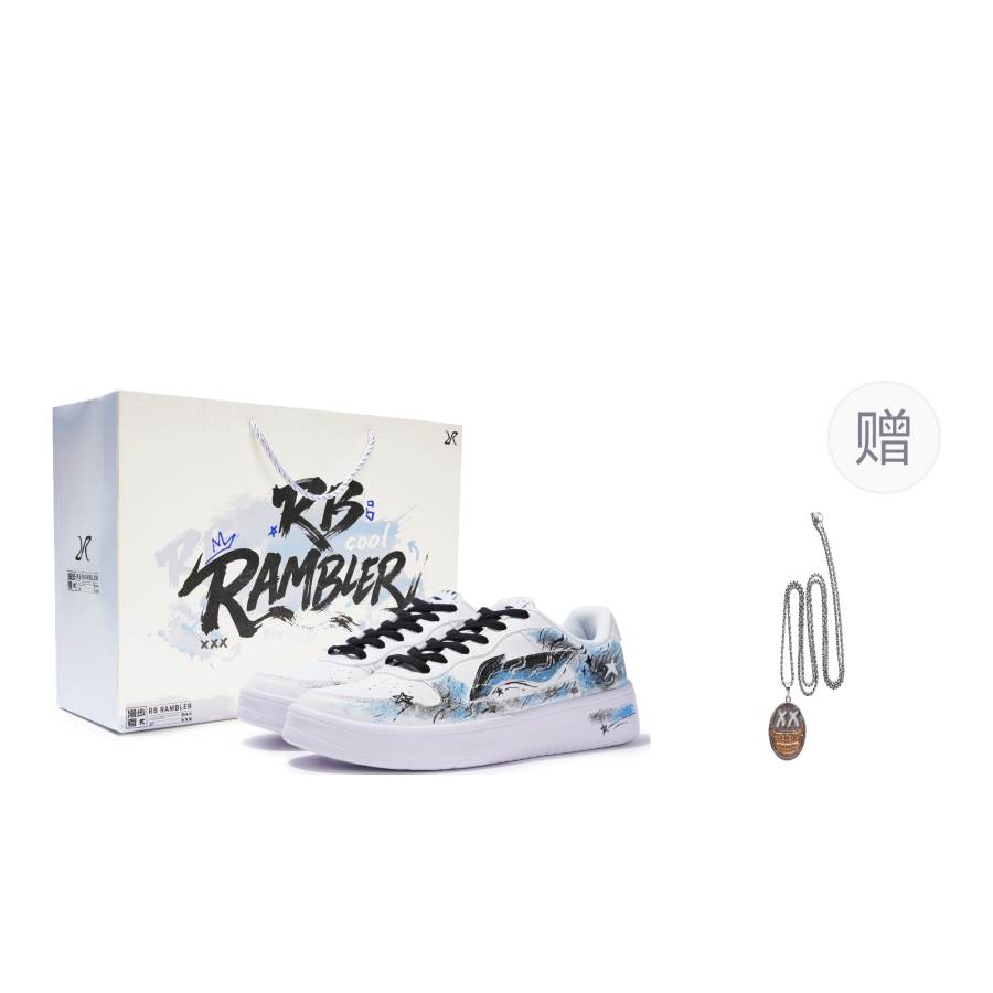 Li-Ning Li Ning Floating Boat Coverage Abrasion Resistant Low top Skateboard Shoes Men's Black Blue