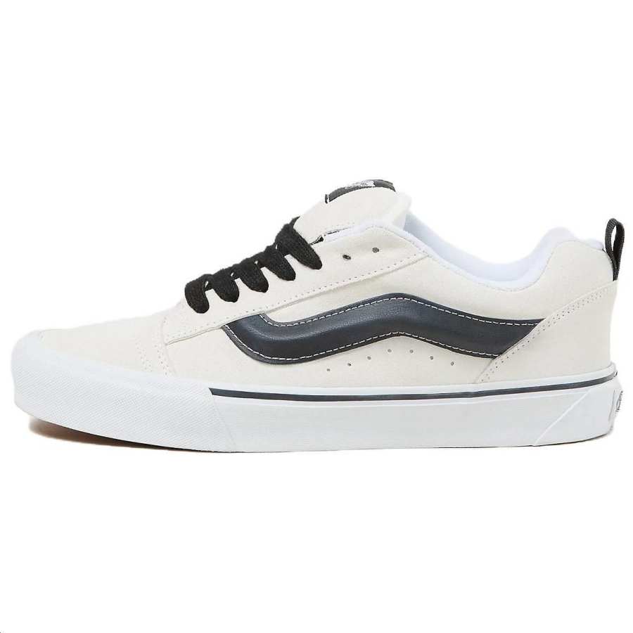 Vans Knu Skool Low top Skateboard Shoes Unisex Beige Black
