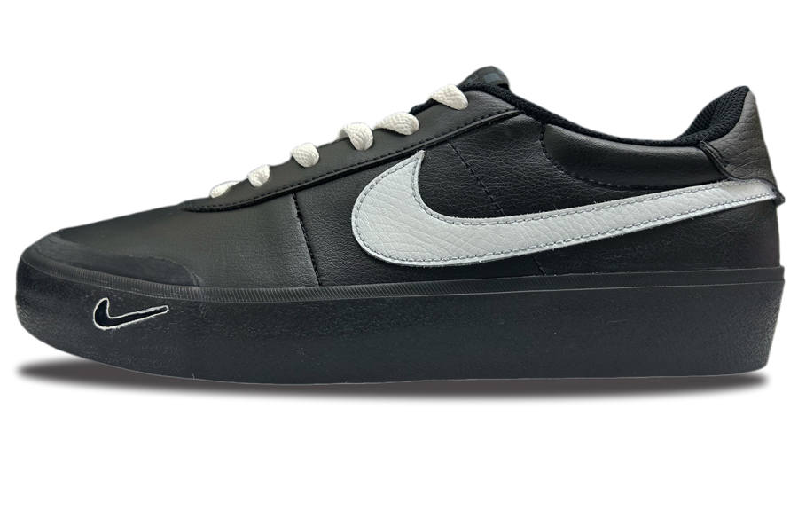 Nike Nike Court Shot Cushioning, Wear Resistant Low top Skateboard Shoes Unisex Black