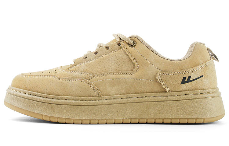 Warrior Trendy Sneakers & Casual Shoes Slip Resistant Cushioning Low top Skateboard Shoes Men's Khaki