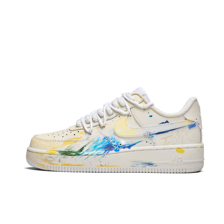 Nike Nike Air Force 1 Rainbow Bridge Leather Abrasion Resistant, Lightweight, Balanced