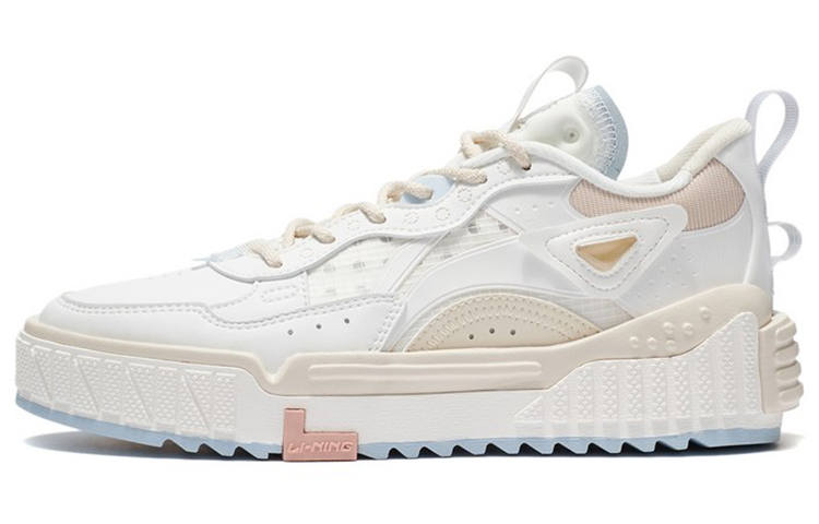 Li-Ning Li Ning New Journey Low top Skateboard Shoes Women's Ecru
