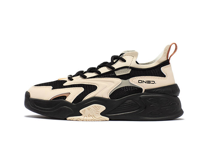 361° Karst Slip Resistant Abrasion Resistant Low top Casual Shoes Women's Beige Black