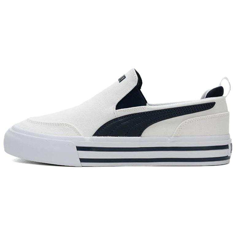PUMA Court Classic Vulc Abrasion Resistant Abrasion Resistant Low top Skateboard Shoes Unisex White